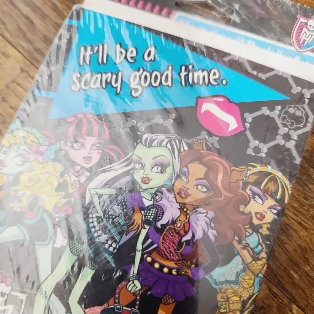 NWT 2011 Mattel Monster High Join The Ghouls Party Invitations